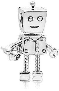 Pandora Strieborný prívesok Rob Bot 797819