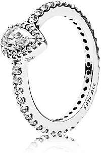 Pandora Trblietavý strieborný prsteň 196254CZ 56 mm