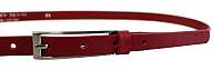 Penny Belts Dámsky kožený opasok 15-1-93 Červený 110 cm