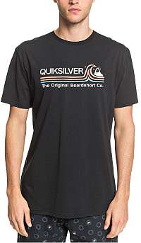 Quiksilver Pánske tričko Stone Cold Class ic Ss Black EQYZT05748-KVD0 L
