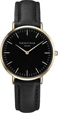 Rosefield The Tribeca Black-Black-Gold