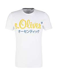 s.Oliver Pánske tričko 13.002.32.4610 . 0100 White XL
