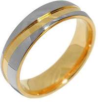 Silvego Snubný oceľový prsteň pre mužov a ženy Mariage RRC2050-M 72 mm
