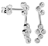 Silver Cat Nežné náušnice so zirkónmi SC288