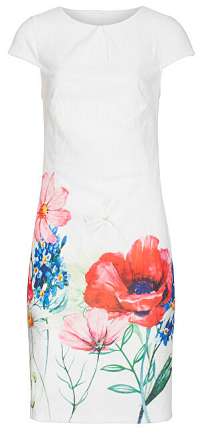 Smashed Lemon Dámske šaty 19365 White/Red XL