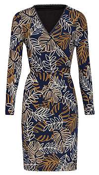 Smashed Lemon Dámske šaty 19526 Navy / Mustard S