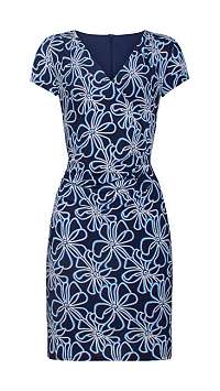 Smashed Lemon Dámske šaty Navy / White 19122 M