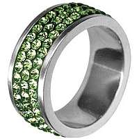 Tribal Prsteň RSSW03-PERIDOT 56 mm