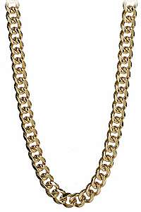 Troli Masívny pozlátený náhrdelník KN-001 Gold