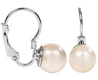 Troli Náušnice s klapkou Pearl Cream