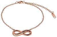 Troli ružovo pozlátený oceľový náramok Nekonečno SW-WC035 rose gold