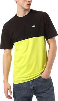 VANS Pánske tričko MN Colorblock Tee Sulphur Spring / VN0A3CZDYND1 XL