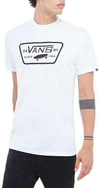 VANS Pánske tričko MN Full Patch White / Black VN000QN8YB21 XL