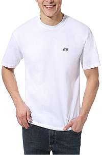 VANS Pánske tričko MN Left Chest Logo T White / Black VN0A3CZEYB21 L