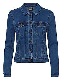 Vero Moda Dámska džínsová bunda VMHOT 10193085 Medium Blue Denim XS
