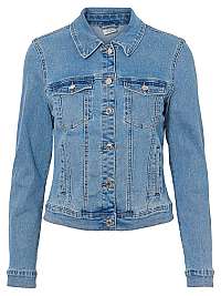 Vero Moda Dámska džínsová bunda VMHOT SOYA 10193085 Light Blue Denim XL
