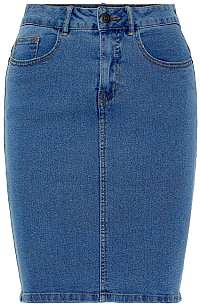 Vero Moda Dámska sukňa VMHOT NINE 10193076 Medium Blue Denim S
