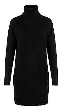 Vero Moda Dámske šaty VMLUCI LS ROLLNECK DRESS Black XL