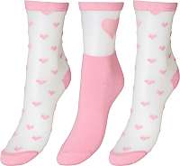 Vero Moda Sada dámskych ponožiek VMVALENTINE SOCK Giftbox Sea Pink