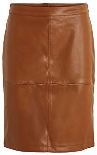 Vila Dámska sukňa VIPEN NEW SKIRT-FAV Toffee L