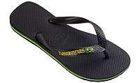 Havaianas Brasil Logo Black