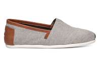 TOMS Alpargatas Fro Gry Chambray Trim