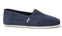 TOMS Alpargatas Navy Canvas