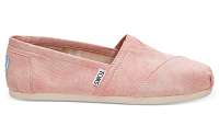 TOMS Coral Washed Twill Alpargata 