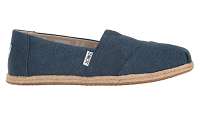 TOMS Navy Washed Canvas Alpargata