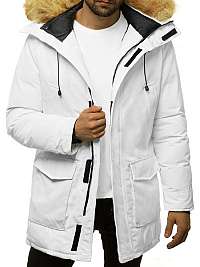 Biela parka v štýlovom prevedení JB/JP1173/6