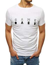 Biele tričko s nápisom GAME OVER
