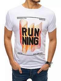 Biele tričko v modernom prevedení Running