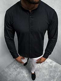 Čierna elegantná košeľa O14Z