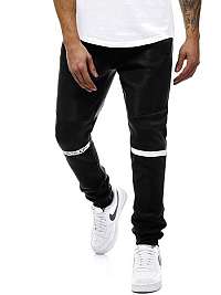 Čierne pánske trendy tepláky JS/AM78