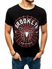 Čierne tričko s potlačou Brooklyn