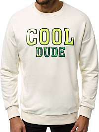 ECRU MIKINA S NÁPISOM COOL DUDE B209