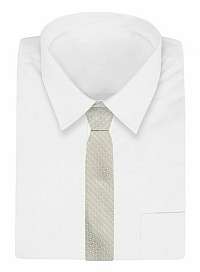 Elegantná béžová pánska kravata Angelo di Monti