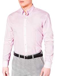 Elegantná košeľa v ružovej farbe k219
