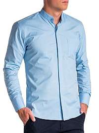 Elegantná modrá košeľa k508