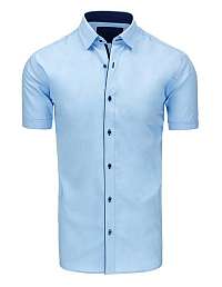 Elegantná pánska modrá košeľa