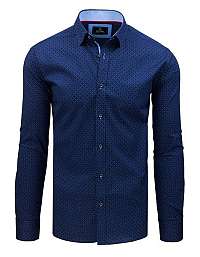 Elegantná premium modrá košeľa