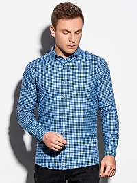 Elegantná svetlo-modrá košeľa K563