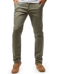 Elegantné khaki chinos nohavice -