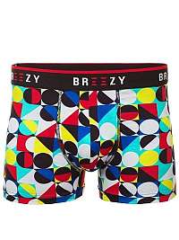 Farebné vzorované pánske boxerky B/88014