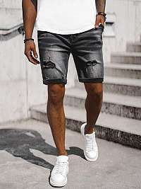 Grafitové trendy rifľové kraťasy NB/MP0036G/1Z