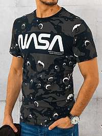 Granátové maskáčové tričko Nasa