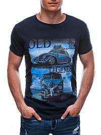 Granátové originálne tričko Old Legends S1699
