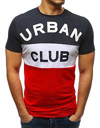 Granátové tričko URBAN CLUB