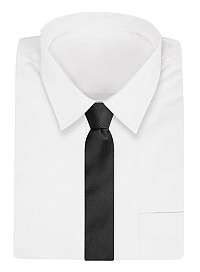 Jednoduchá čierna kravata