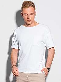 Jednoduché biele tričko S1386